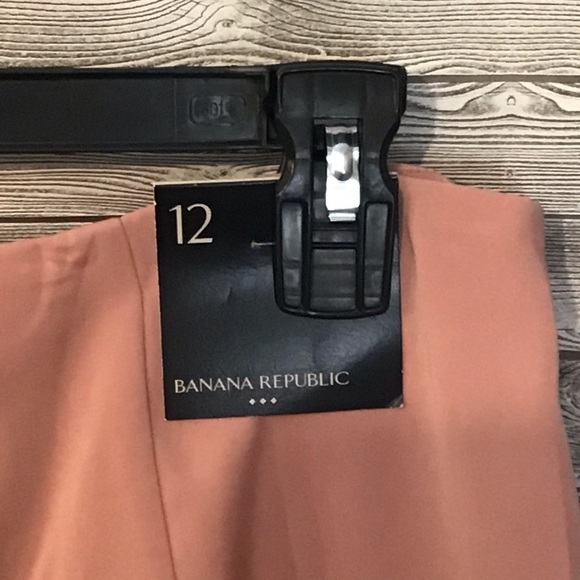 - NWT banana republic faux wrap skirt pink size 12 - Picture 4 of 6